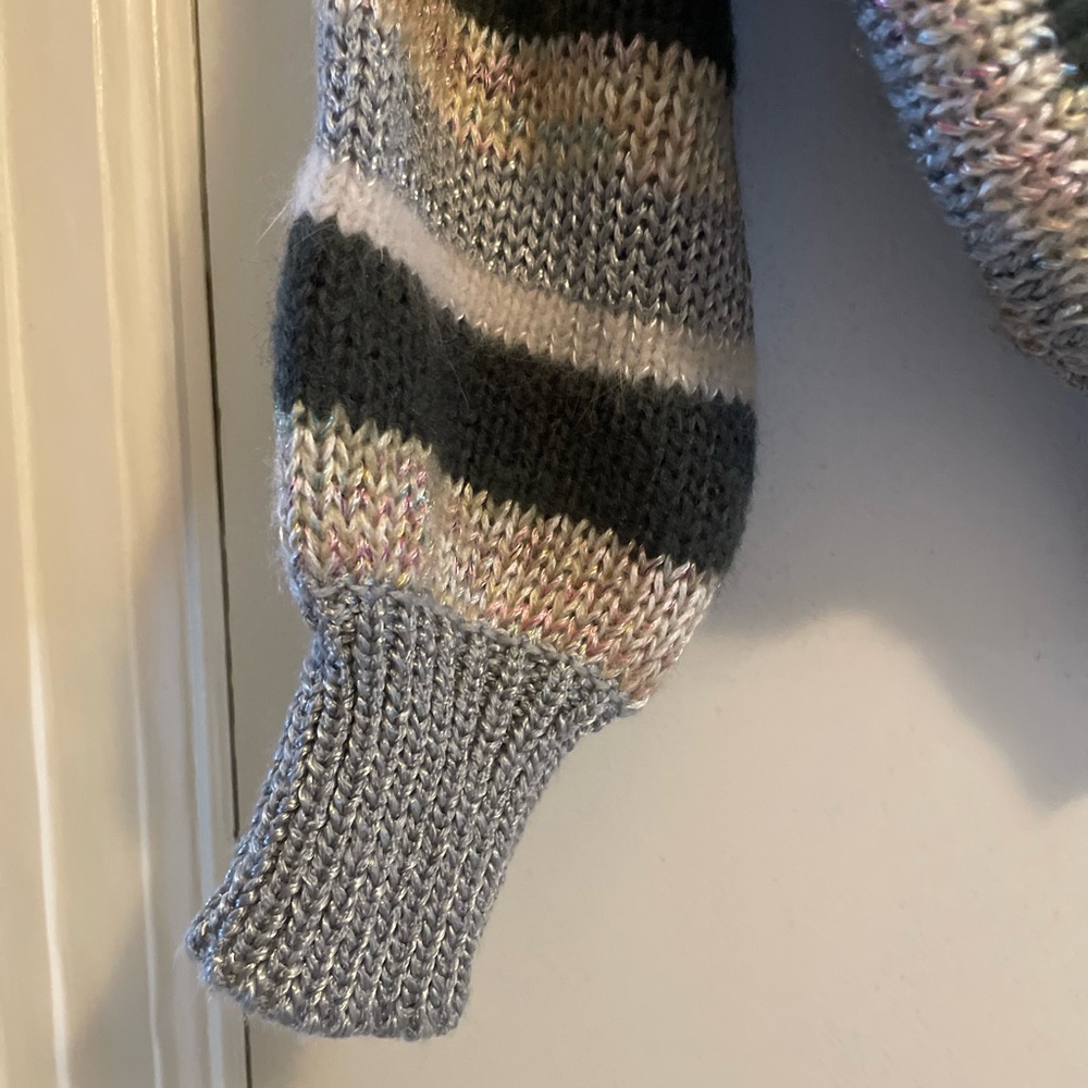 Vintage 80’s Ginenne Mixed Fabric Patchwork Pink … - image 3